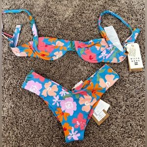 👙 Underwire Billabong Bikini top and bottom set